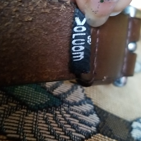 Genuine leather and chain belt by Volcom S - Picture 5 of 6